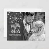 メイソンジャー 結婚延期 でも写真は撮るよ 案内ポストカード (正面/裏面)