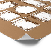 メイソンジャー - 250 サイン ゲストブック 代替 (角)