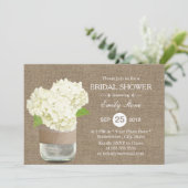 メイソンジャ素朴ール&アジダレアバーラップブライダルシャワー 招待状 (スタンド正面)