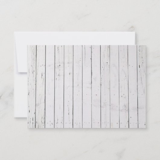 メイソン素朴ジャー&アジサイ結婚式レセプション 招待状 (裏面)