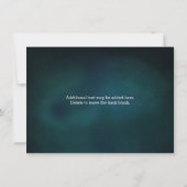 メイソン素朴ジャー&ホタルブライダルシャワー招待状 招待状 (裏面)