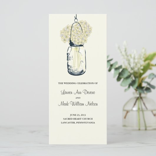 メイソン素朴・ジャー・アジサイ・プログラム プログラム (スタンド正面)