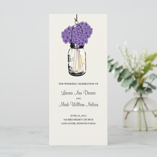 メイソン素朴・ジャー・アジサイ・プログラム プログラム (スタンド正面)