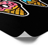 メイソン67 アイスクリーム かわいいミーム 67 ポスター (角)