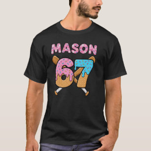 メイソン67 アイスクリーム ミーム おもしろい シックス セブン メイソン アイスクリーム Tシャツ