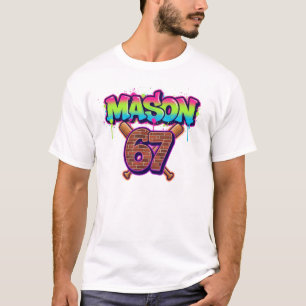 メイソン67 アイスクリーム ミーム おもしろい シックス セブン Tシャツ
