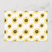 メイソン・ジャーのヒマワリ母さんのご希望 アドバイスカード (裏面)