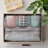 メイソン・ジャース・デコページの春の花 薄葉紙 (ギフト)