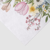 メイソン・ジャース・デコページの春の花 薄葉紙 (詳細)