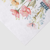 メイソン・ジャース・デコページの春の花 薄葉紙 (詳細)