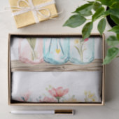 メイソン・ジャース・デコページの春の花 薄葉紙 (ギフト)