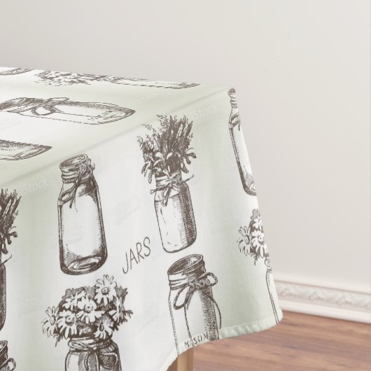 メイソン·ジャーズ テーブルクロス (インサイチュ)