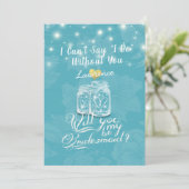 メイソン・ジャーフローラは私の花嫁のメイド結婚になる 招待状 (スタンド正面)