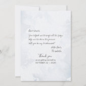 メイソン・ジャーフローラは私の花嫁のメイド結婚になる 招待状 (裏面)