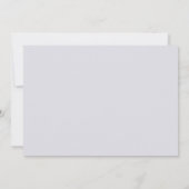 メイソン·ジャー&パープル·薄紫·バンチ結婚式招待状 招待状 (裏面)