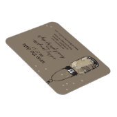 メイソン・ジャー&ホタル日付を保存 マグネット (右側)