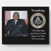 メイソン  愛され、思い出され、慈しまれた  追悼プレート フォトプラーク (正面)