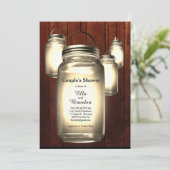 メイソン・結婚ジャーズカップルズ・シャワー招待状 招待状 (スタンド正面)