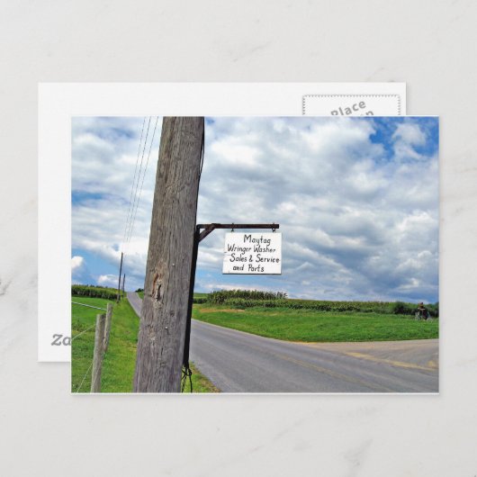メイタグリンガーウォッシャーセールス&サービス ポストカード (正面/裏面)
