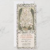 メイチェスナットの花 – ヴィンテージウェディング 招待状 (正面)