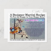 メイデイマルティーニレシピカードはがき ポストカード (正面/裏面)