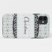 メイトID™ iPhone 5ケース青い花模様 Case-Mate iPhoneケース (裏面(横))