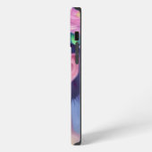 メイドかわいらしフラワーインヘアエーテル芸術 iPhoneケース (左側面)