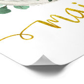 メイドたちを紹介するコーヒーブライダルシャワーの看板 ポスター (角)