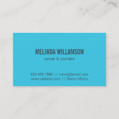 メイドのダスティングとクリーニング 名刺 (裏面)