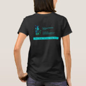 メイドのハウスクリーニング プロの清掃サービス Tシャツ (裏面)
