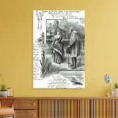 メイドの所に行かわいらしった? キャンバスプリント (インサイチュ (リビング))