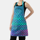 メイドの魚の鱗の模様 エプロン (インサイチュ)