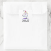 メイドやめ スクエアシール (バッグ)