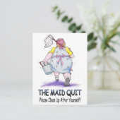 メイドやめ ポストカード (スタンド正面)