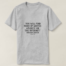 メイドアップ引用文1 （リンカーン） - A MisterP Shirt Tシャツ