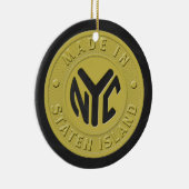 メイドインニューヨークスタテン島 セラミックオーナメント (右)