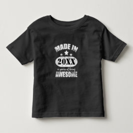 メイドインパーソナライズされたズ年齢誕生日 トドラーTシャツ