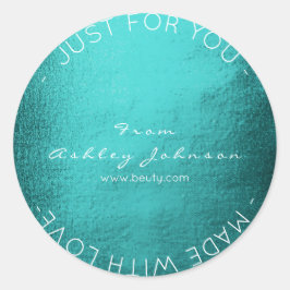 メイドウィズラブティール（緑がかった色）深いグリーン水中競技 ラウンドシール