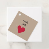 メイドウィズラブハートギフトラベル フェイバータグ (インサイチュ)