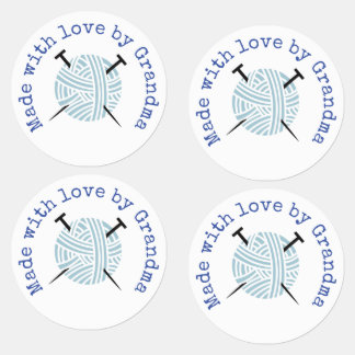 メイドウィズラブバイ祖母編み物カスタム ラベル