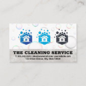 メイドクリーナー |シャボン玉 名刺 (正面)