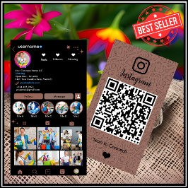 メイドクリーニングインスタグラムテラコッタハウスキーピングQR 名刺