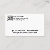 メイドクリーニングキッチン | 家の保アイコン 名刺 (裏面)