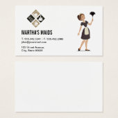 メイドクリーニングサービスアイコン (正面&裏面)