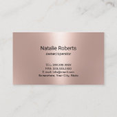 メイドクリーニングサービスバラ金ゴールドハウスキーピング 名刺 (裏面)