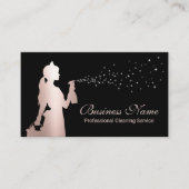 メイドクリーニングサービスバラ金ゴールドハウスキーピング 名刺 (正面)