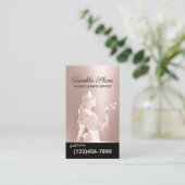 メイドクリーニングサービスバラ金ゴールドハウスキーピング 名刺 (スタンド正面)