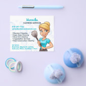 メイドクリーニングサービスフライヤー チラシ (シングル)