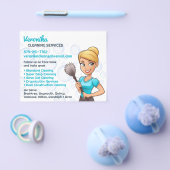 メイドクリーニングサービスフライヤー チラシ (シングル)