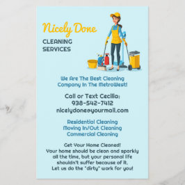 メイドクリーニングサービス チラシ